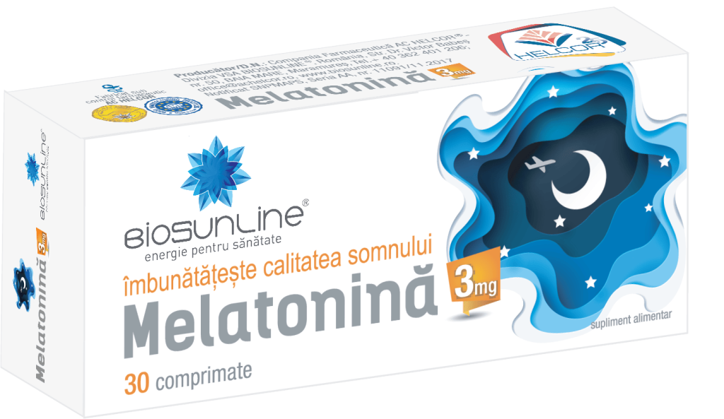 cutie melatonina 3mg